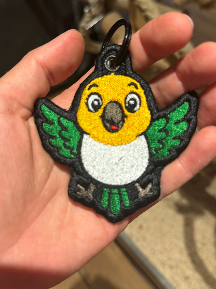 Geborduurde Sleutelhanger – Caique