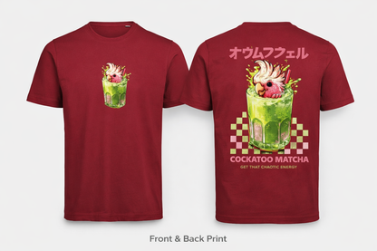🦜 Matcha Cockatoo T-shirt – Get Chaotic Energy