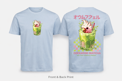 🦜 Matcha Cockatoo T-shirt – Get Chaotic Energy