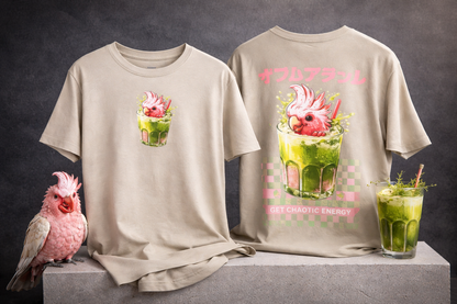 🦜 Matcha Cockatoo T-shirt – Get Chaotic Energy