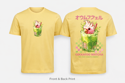 🦜 Matcha Cockatoo T-shirt – Get Chaotic Energy