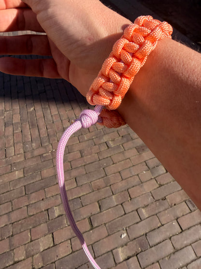 Paracord Pastel Vogeltuigje incl. lijn– Veilig & Comfortabel