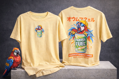 🦜 Parrot Fuel T-shirt – 100% Chaos Energy