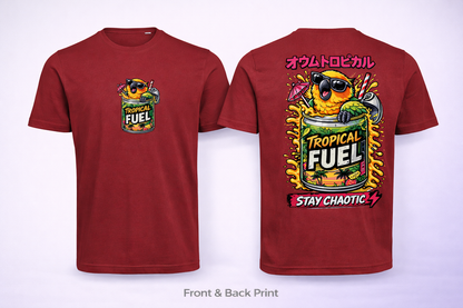 🦜 Tropical Fuel T-shirt – Stay Chaotic