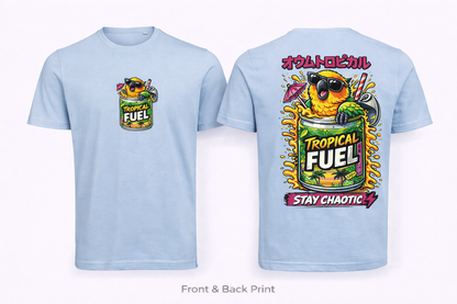🦜 Tropical Fuel T-shirt – Stay Chaotic